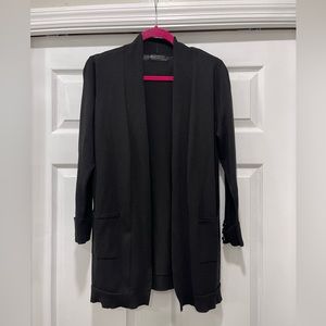 Black cardigan